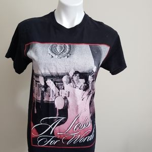 A Loss for Words Punk/Emo Band Graphic Tshirt